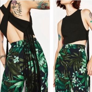 Zara Crop Top with Tassles